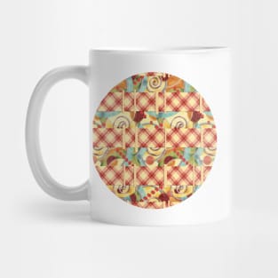 Plaid Europa Textile Design Mug